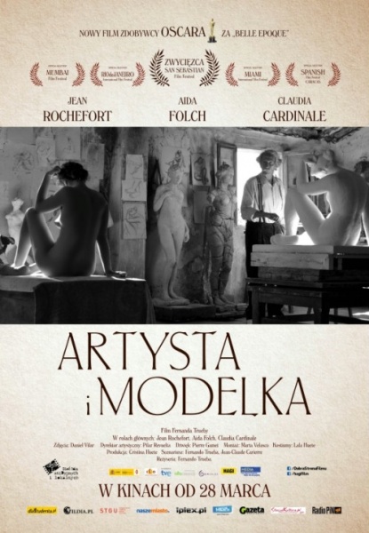 Plakat: Artysta i modelka