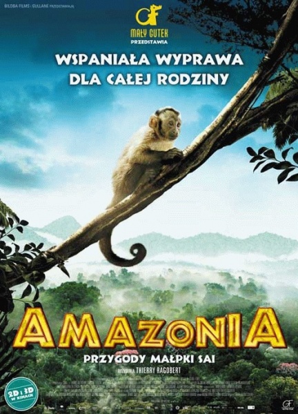 Plakat: Amazonia. Przygody małpki Sai 3D