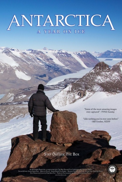 Plakat: Antarktyda. Rok na lodzie