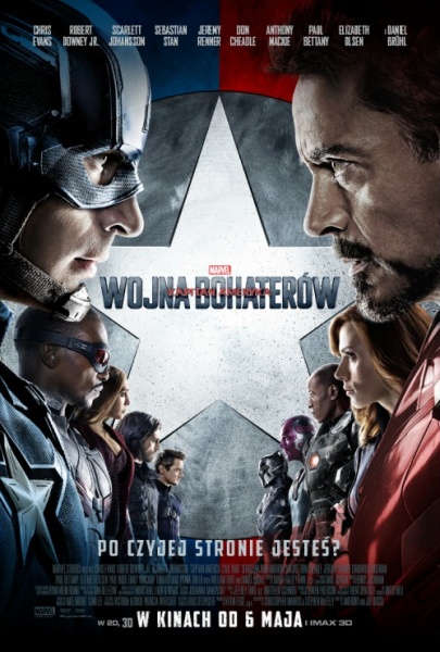 Plakat: Kapitan Ameryka: Wojna bohaterów 3D/2D