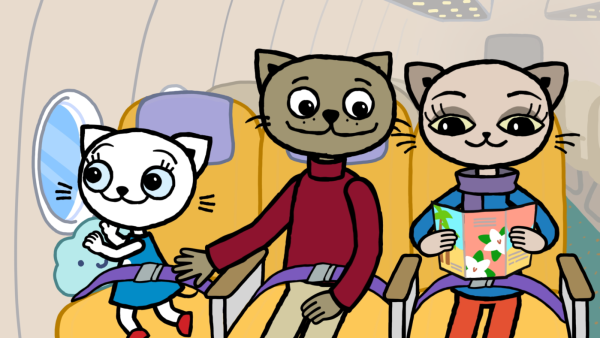 kicia kocia w podróży foto